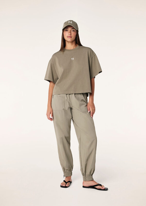 P.E Nation Superfine Tee In Washed Silver Sage - Image 2