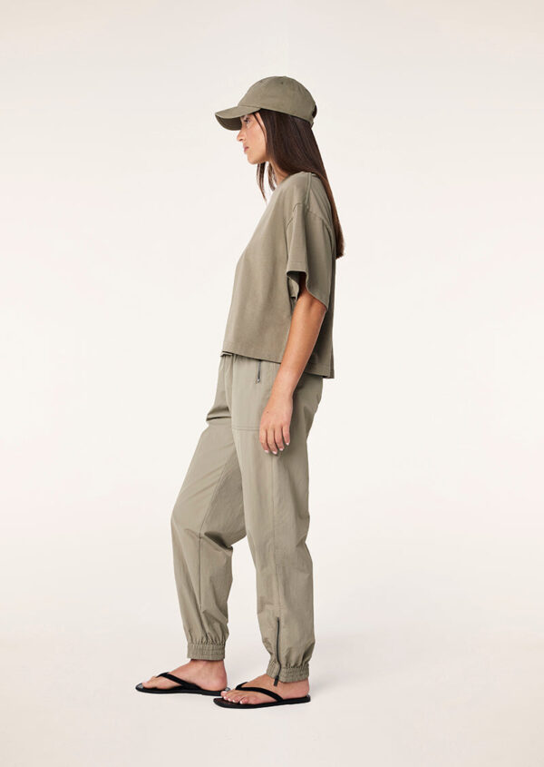 P.E Nation Superfine Tee In Washed Silver Sage - Image 3
