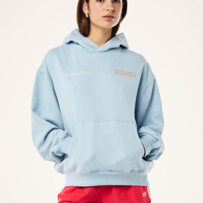 P.E Nation Global Surge Hoodie In Ice Blue
