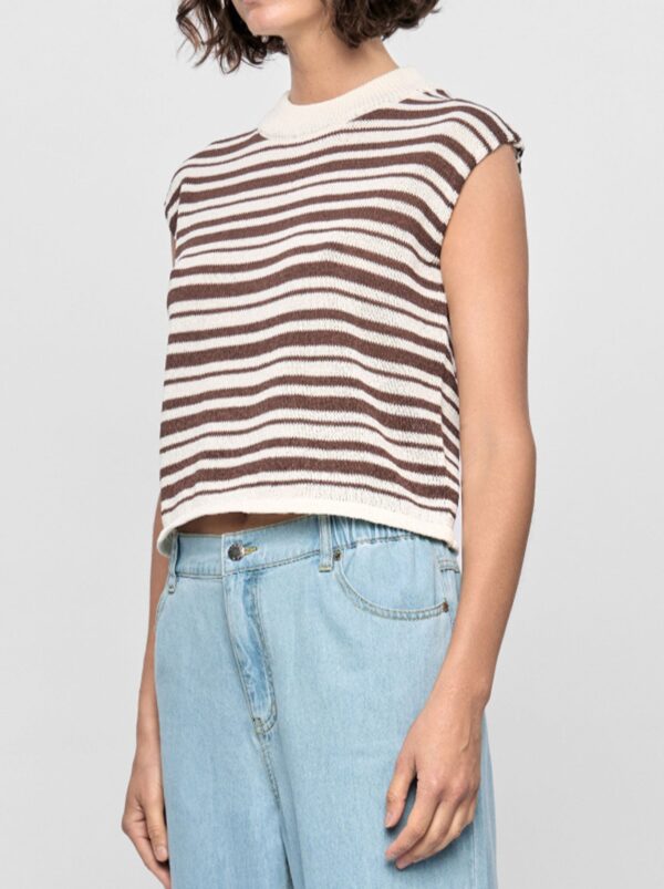 Staple The Label Palmer Stripe Knit Tank - Image 2