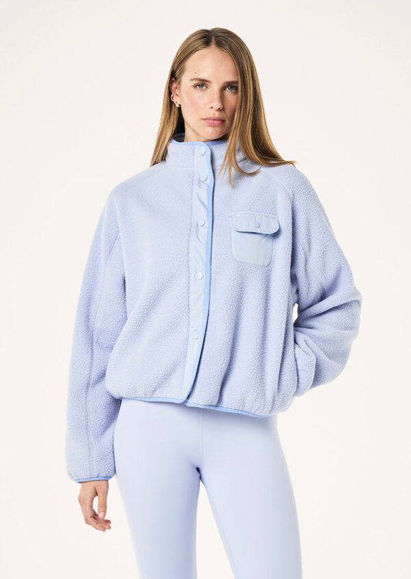 P.E Nation Global Takeover Jacket In Heather Blue