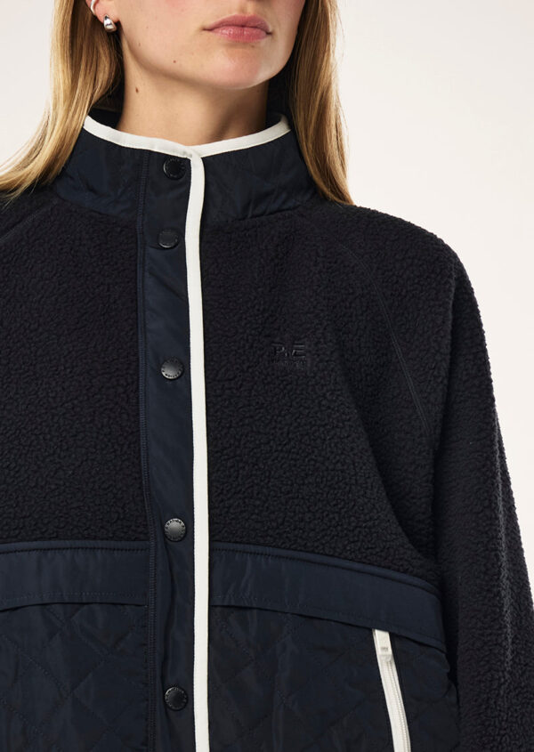 P.E Nation Global Technique Quilt Jacket In Dark Sapphire - Image 2