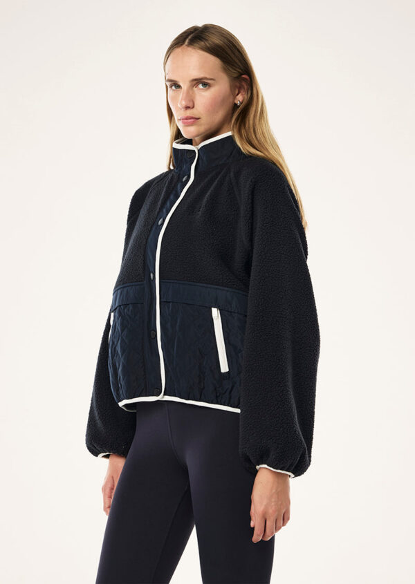P.E Nation Global Technique Quilt Jacket In Dark Sapphire - Image 3