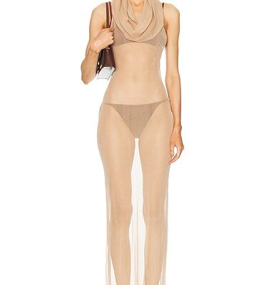 Tropic of C Boss Cowl Dress