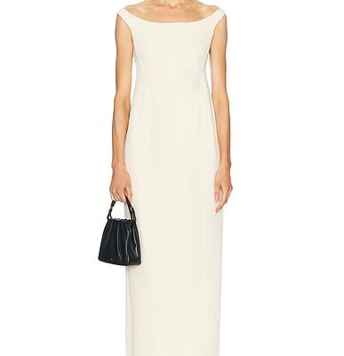 Toteme Curved Off Shoulder Dress