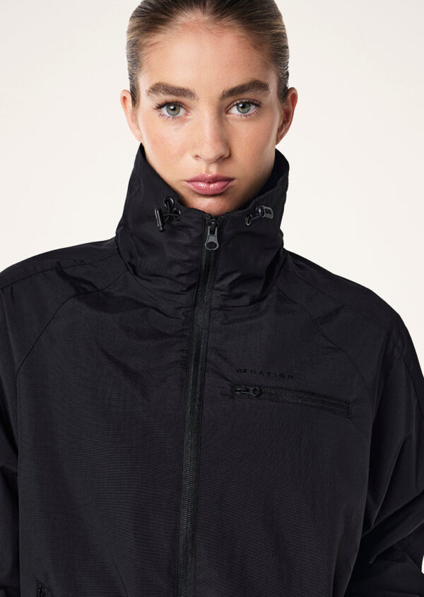 P.E Nation Trek Jacket In Black - Image 2