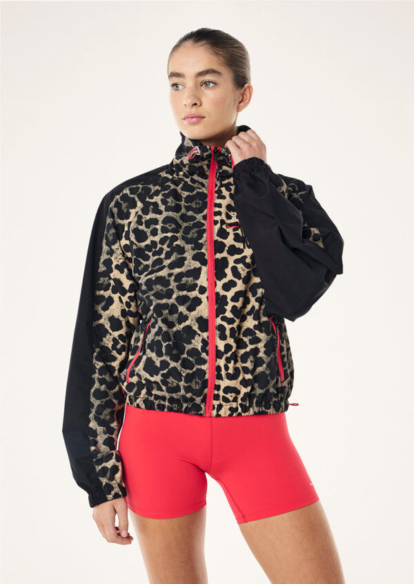 P.E Nation Trek Jacket In Leopard