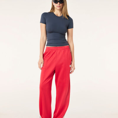 P.E Nation Global Tricot Trackpant In Strawberry