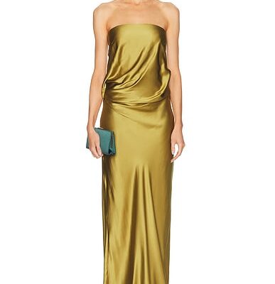 The Sei Draped Strapless Gown