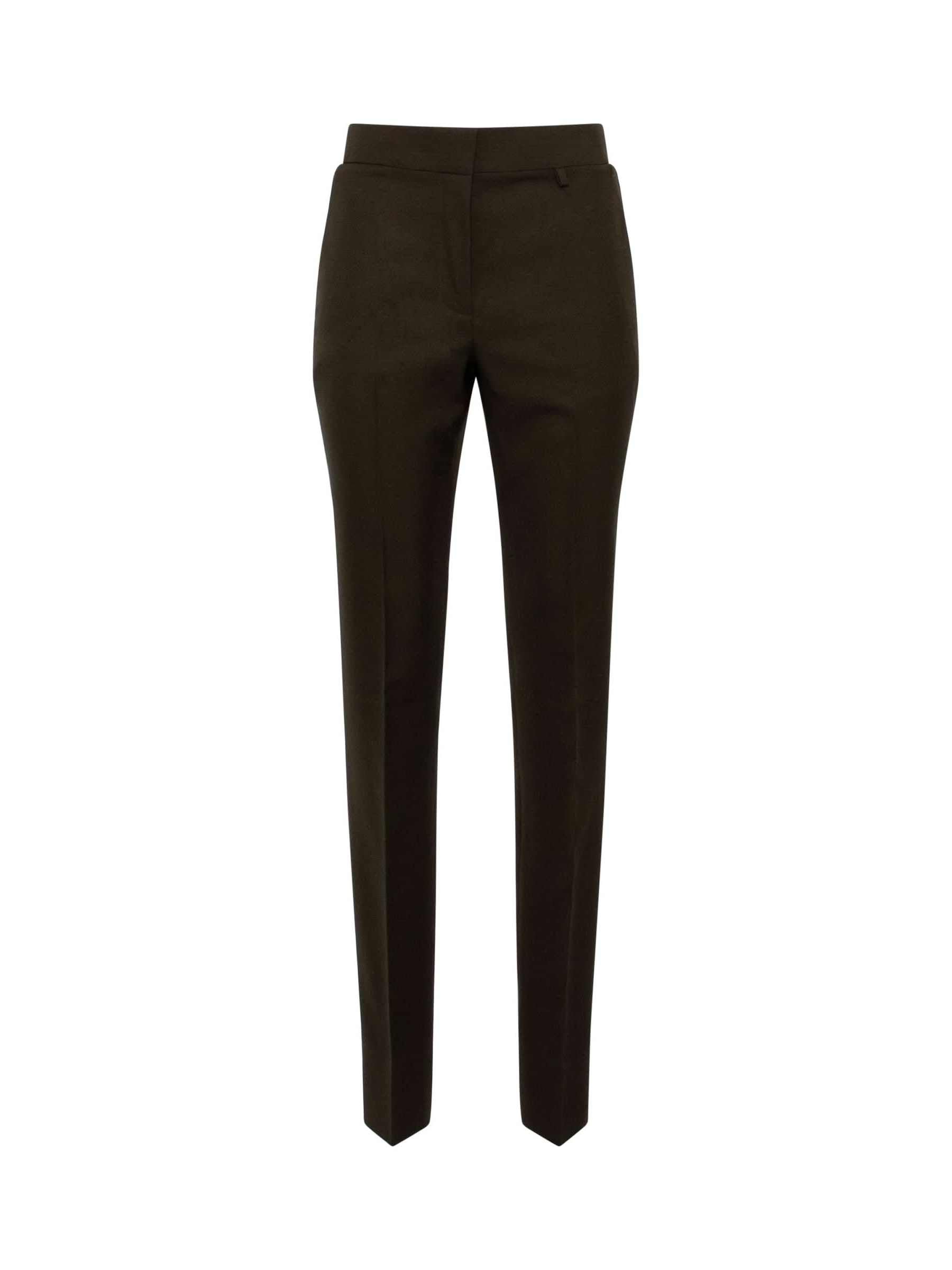 Givenchy High Waisted Tappered Trousers in Dark Khaki - Miss Nelly
