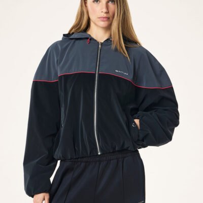P.E Nation Global Vertex Jacket In Marine Blue