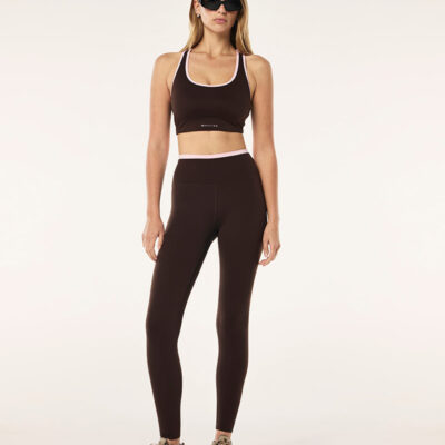 P.E Nation Global Vita Full Length Legging In Espresso