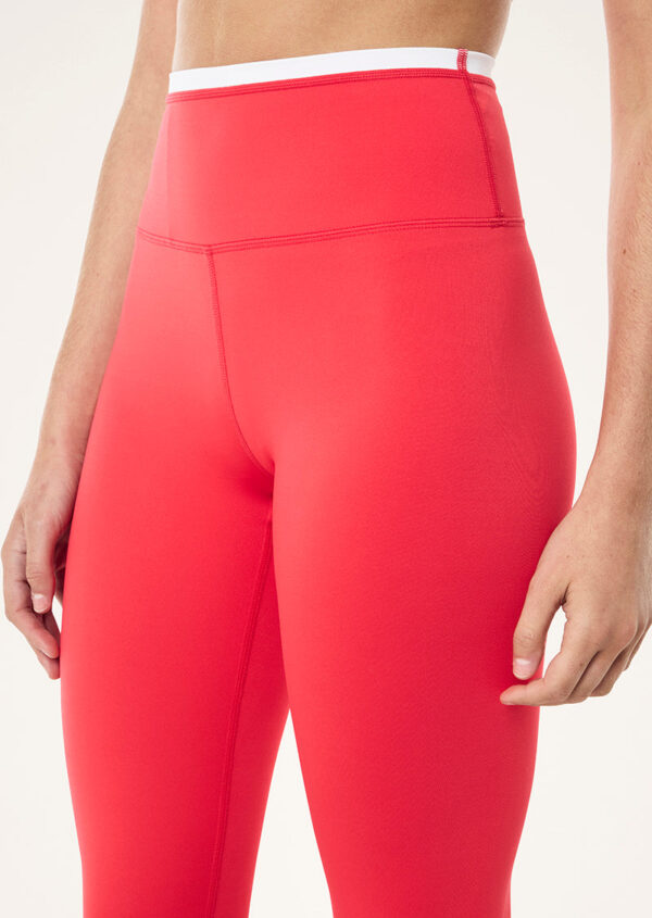 P.E Nation Vita Full Length Legging In Strawberry & Optic White - Image 3