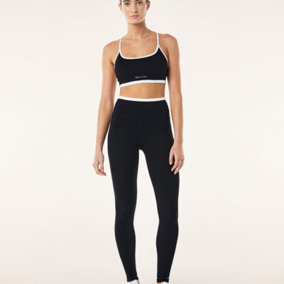 P.E Nation Vita Full Length Legging In Black & Optic White