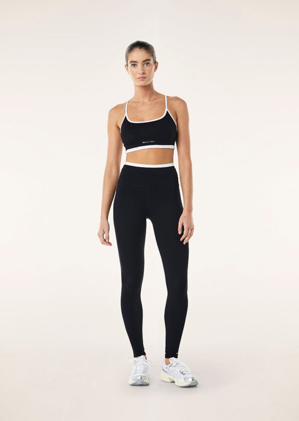 P.E Nation Vita Full Length Legging In Black & Optic White