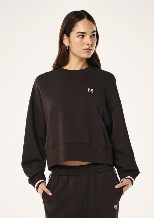 P.E Nation Global Vita Sweat In Espresso