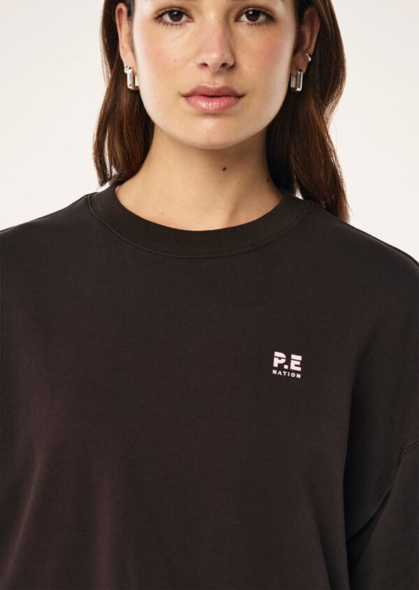 P.E Nation Global Vita Sweat In Espresso - Image 2
