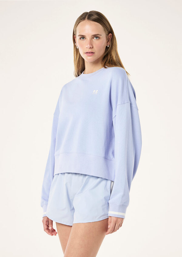 P.E Nation Global Vita Sweat In Heather Blue - Image 2