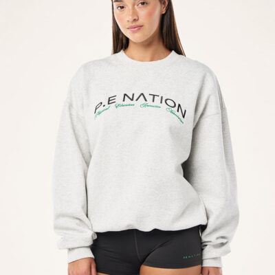 P.E Nation Volume Sweat In Grey Marle