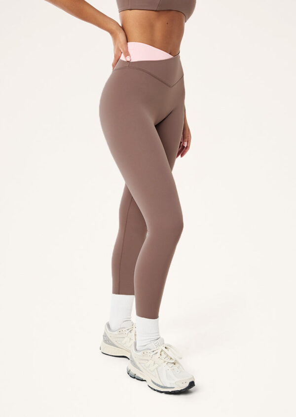 P.E Nation Wander Full Length Legging In Clay - Image 3