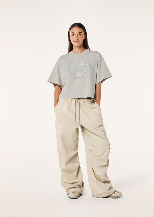 P.E Nation Way Back Tee In Washed Moonstruck - Image 3