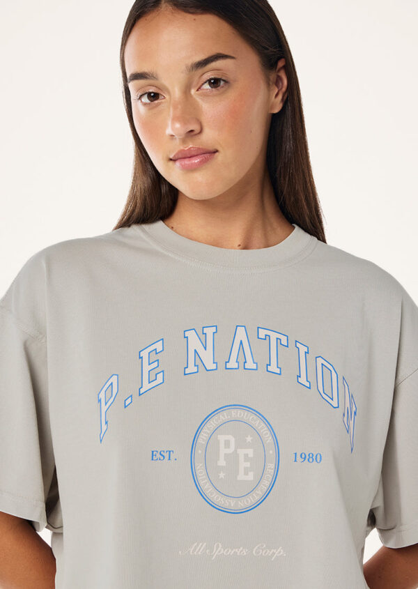 P.E Nation Way Back Tee In Washed Moonstruck - Image 2