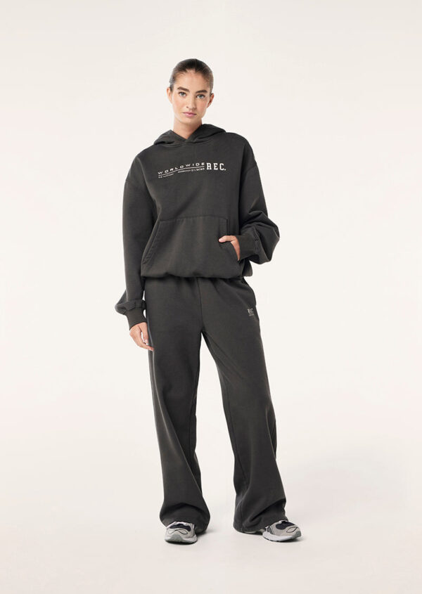 P.E Nation Worldwide Hoodie In Washed Black - Image 3