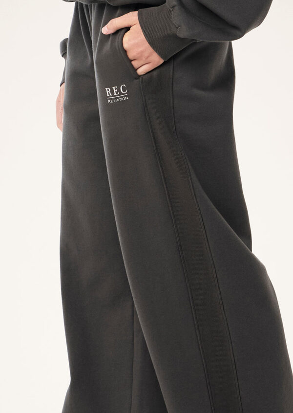 P.E Nation Worldwide Trackpant In Washed Black - Image 2