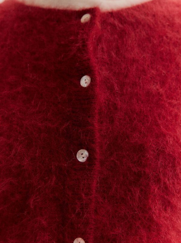 World Of Nomads Frankie Crew Neck Cashmere Cardigan - Image 2