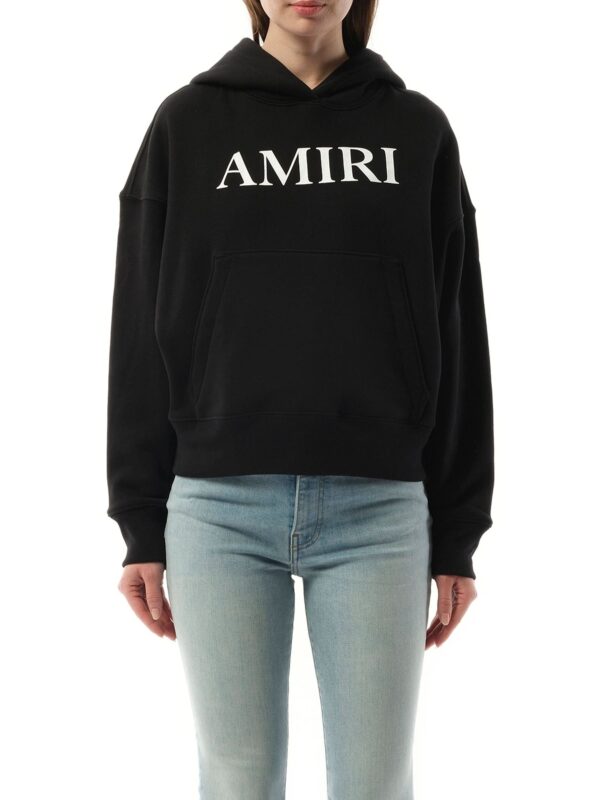 Amiri Amiri Core Logo Hoodie in Black/White