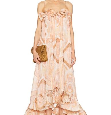 Zimmermann Illuminate Flounce Gown