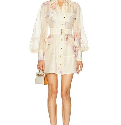 Zimmermann Hypnotic Utility Mini Dress