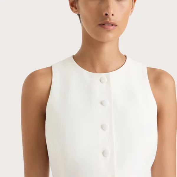 Eveline Mini Dress White
