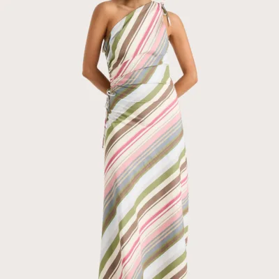 FAITHFULL Laureles Maxi Dress Meleu Stripe Multi