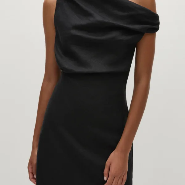 FAITHFULL Suis Mini Dress Black