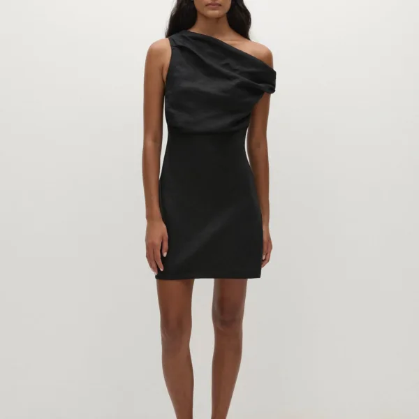 FAITHFULL Suis Mini Dress Black