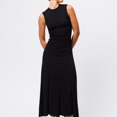High Rise Midi Dress