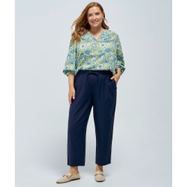 Linen Blend Relaxed Jogger