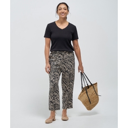 Linen Blend Relaxed Jogger