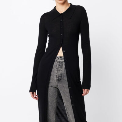 Maine Longline Merino Cardigan