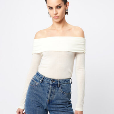 Maine Off Shoulder Merino Top