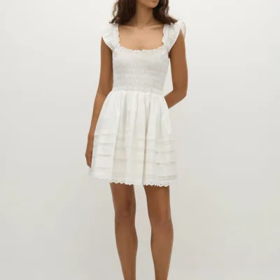 Maja Mini Dress White