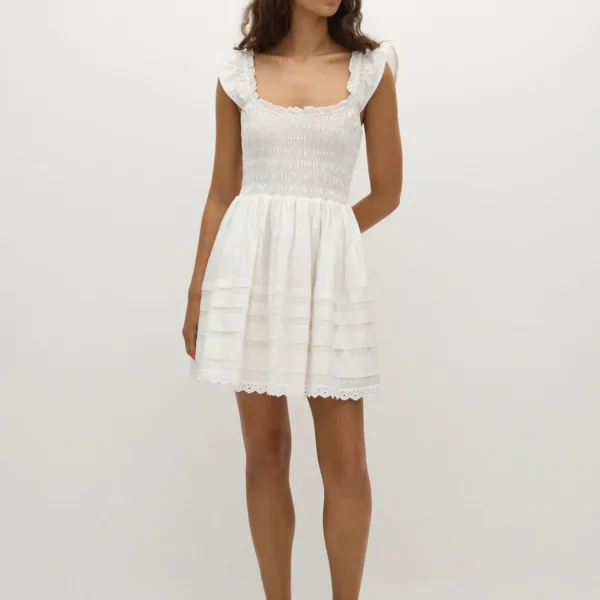 Maja Mini Dress White