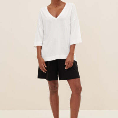 Kowtow Oversized V Neck Top