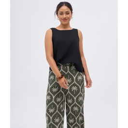 S/L Linen Top Plain