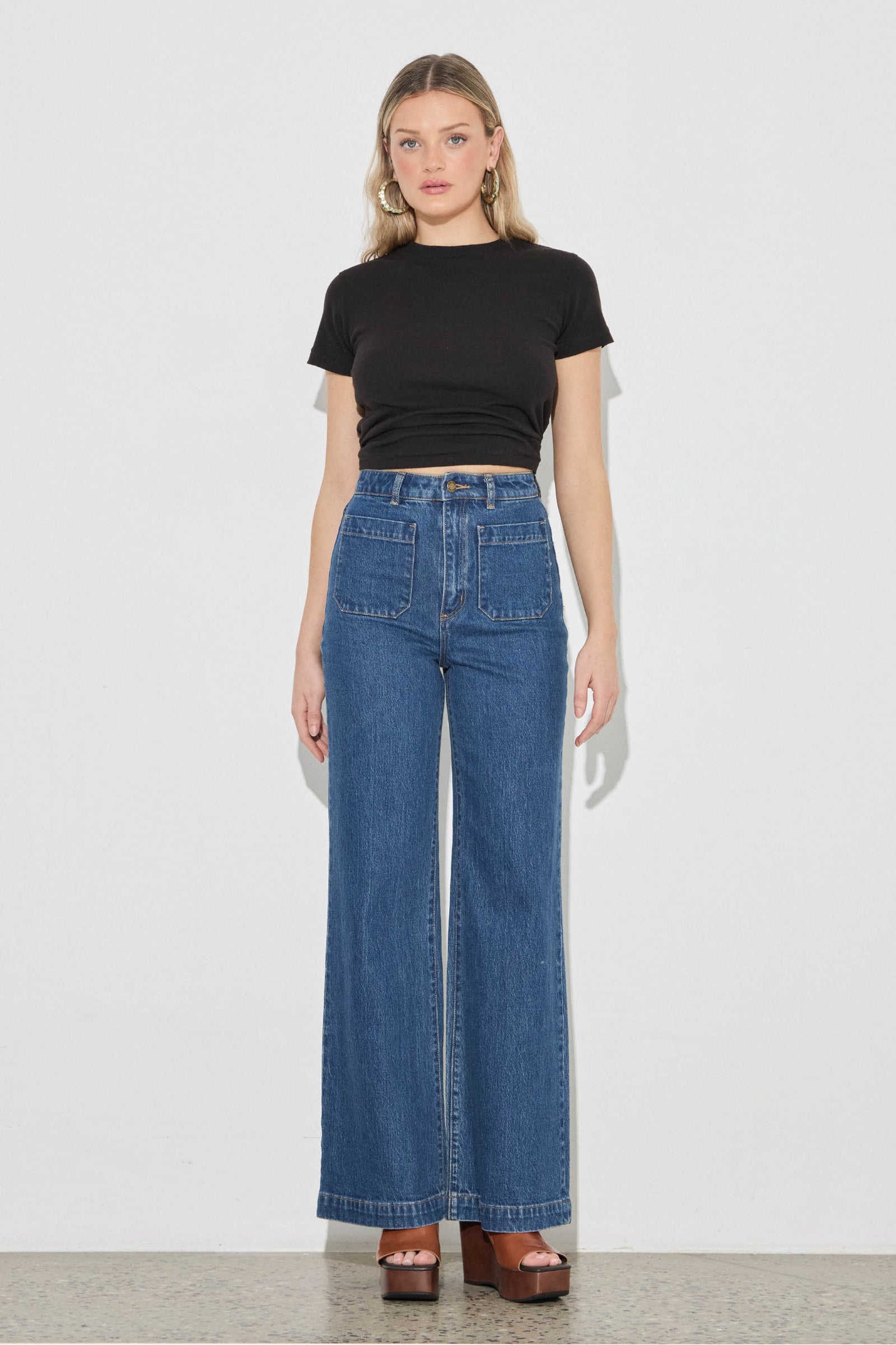 Sailor Jean Long – Eco Ruby Blue Sailor Jean Long - Eco Ruby Blue