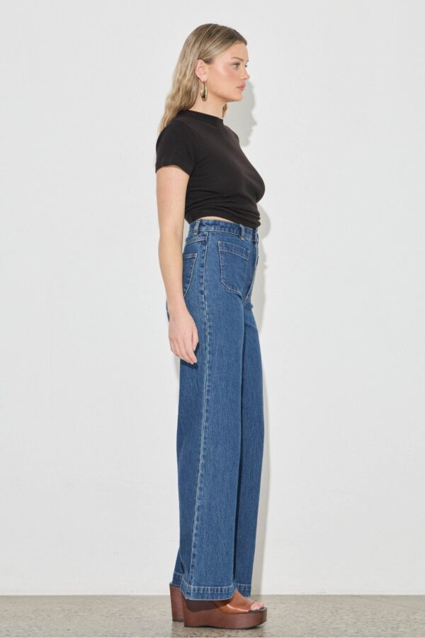 Sailor Jean Long - Eco Ruby Blue