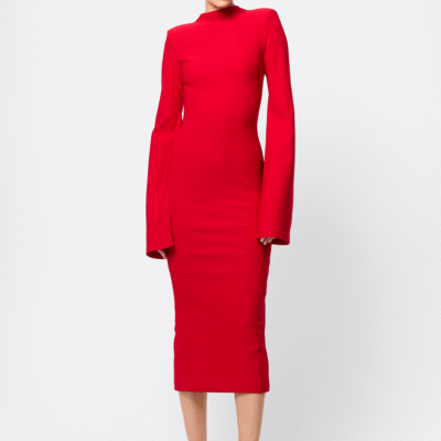 Sense Of Mystery Midi Dress