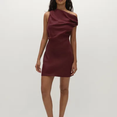 Suis Mini Dress Bordeaux