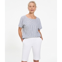 The Essential Linen Blend Print Top